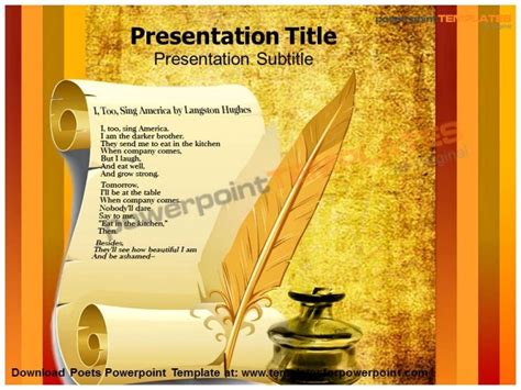 Download Poets Powerpoint Template