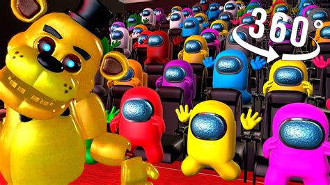 Among Us 360° Five Nights At Freddys Cinema Hall 3 Vr 360° Animation