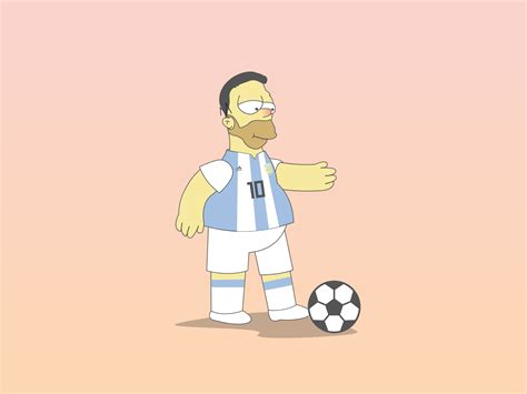 Homer Simpson X Lionel Messi Soccer Parody Mashup By Matt Balshin For