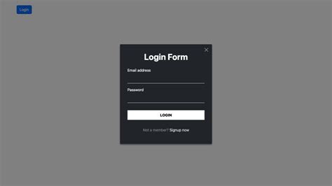 Popup Login Form Bootstrap Bootstrap Modal Form Youtube