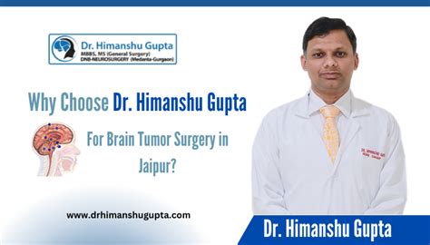 Why Choose Dr Himanshu Gupta For Brain Tumor Surgery In Jaipur