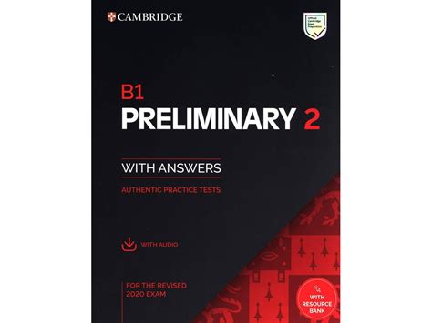 Manual Escolar B1 Preliminary 2 Students Book With Answers With Audio