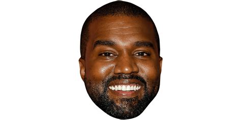 Kanye West Smile Celebrity Mask Celebrity Cutouts