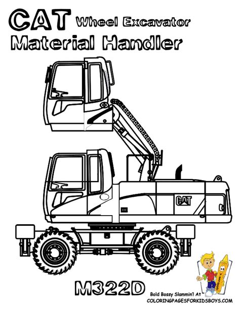 heavy equipment coloring book coloring pages