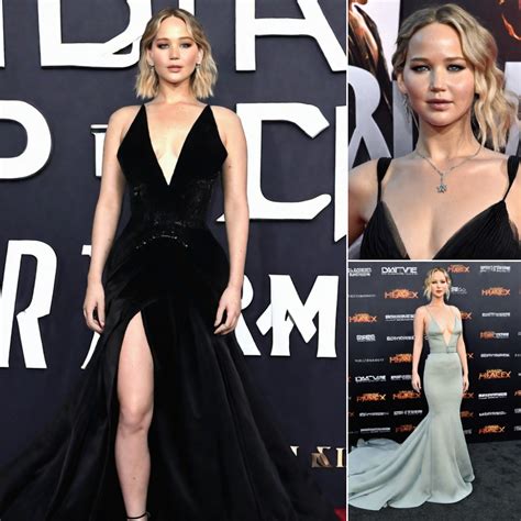 Jennifer Lawrence Steals The Spotlight In A Stunning Black Gown With A