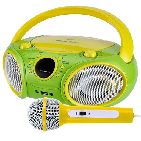 Singingwood Np030ab Portable Karaoke System Portable Cd Player Boombo