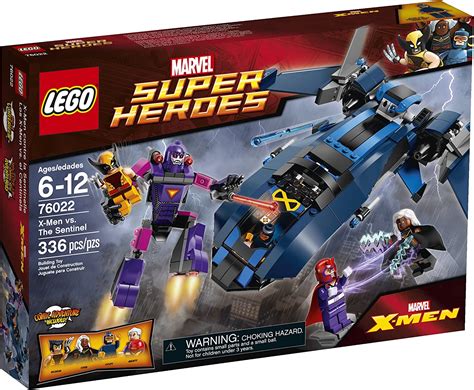 Lego Marvel Super Heroes X Men Vs The Sentinel Garçonfille 336 Pièces
