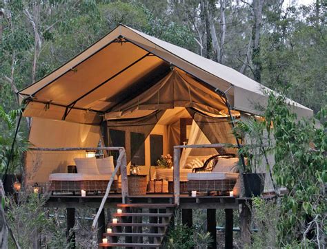 High End Camping Paperbark Camp — At Cobdens Cottage Backyard