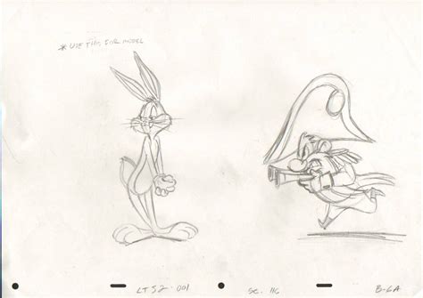 Bugs Bunny Cel Drawing Uk In Animation Valleys