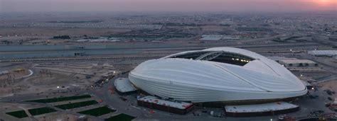 Zaha Hadids Al Wakrah Stadium Opens In Qatar Ahead Of 2022 World Cup
