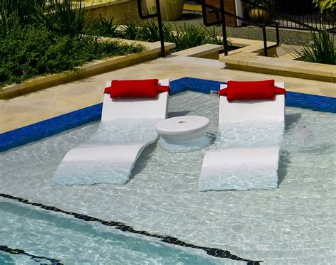 In Pool Chair Ledge Lounger