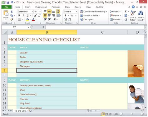 This excel template will help you quickly create. Housekeeping Checklist Format For Office In Excel ...
