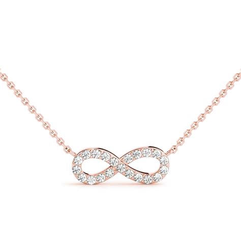 Necklaces And Pendants Infinity Pendant Rose Gold Pd116rg