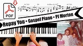 [sheet music] Piano Arrangement - Repay You (feat. J Moss) - PJ Morton ...