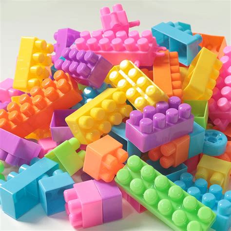 Multicolour Kids Diy Construction Mega Blocks Set Designer Creative