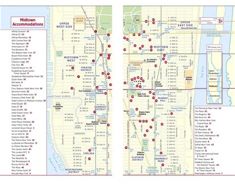Large Detailed Printable Tourist Attractions Map Of Manhattan New