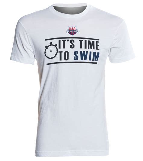 usa swimming men s it s time crew neck t shirt at