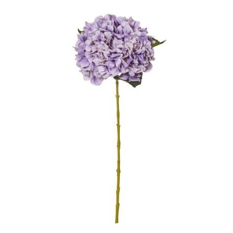 artificial hydrangea stem purple