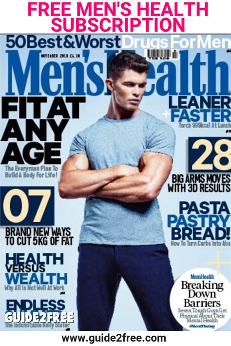 Free Mens Health Subscription Mens Health Uk Mens Health Mens Health Magazine