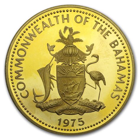Buy 1975 Bahamas Gold 100 Anniversary Of Independence Proof Apmex