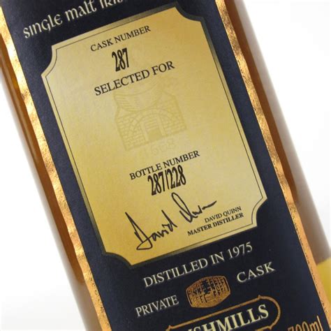 Bushmills 1975 Millennium Malt 25 Year Old Whisky Auctioneer