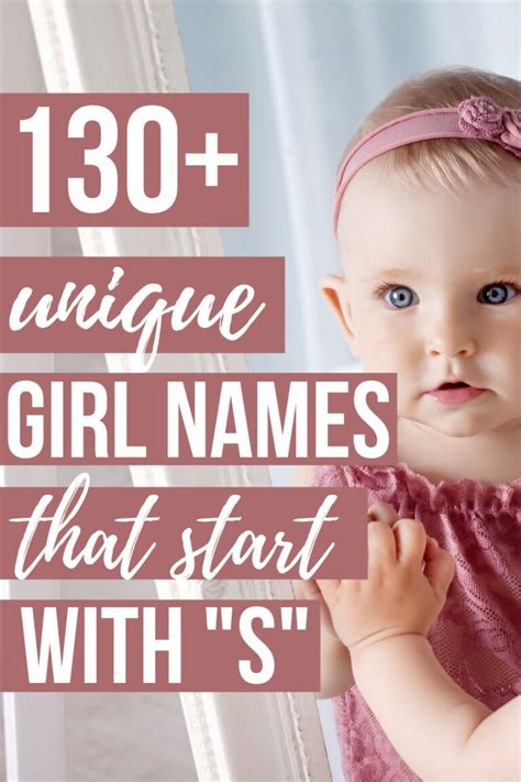 Unique Baby Girl Names that Start with S | 2022 The Mommyhood Club