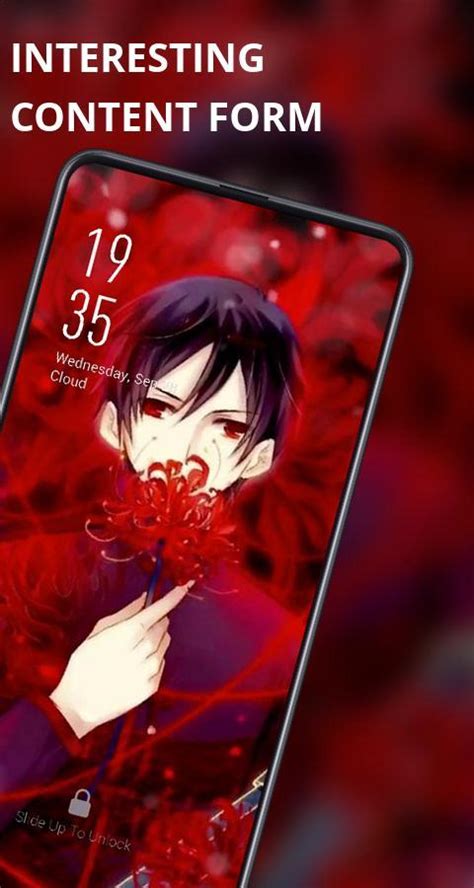 Descarga De Apk De Red Flower Anime Boy Live Wallpaper Para Android