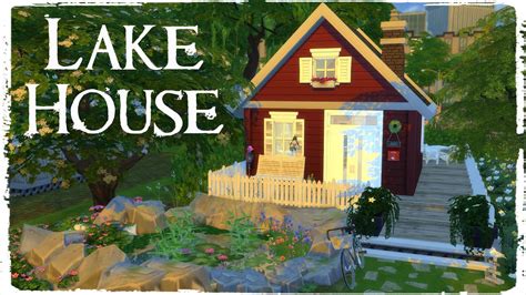 Sims 4 Lake House Build And Decoration For Download Youtube