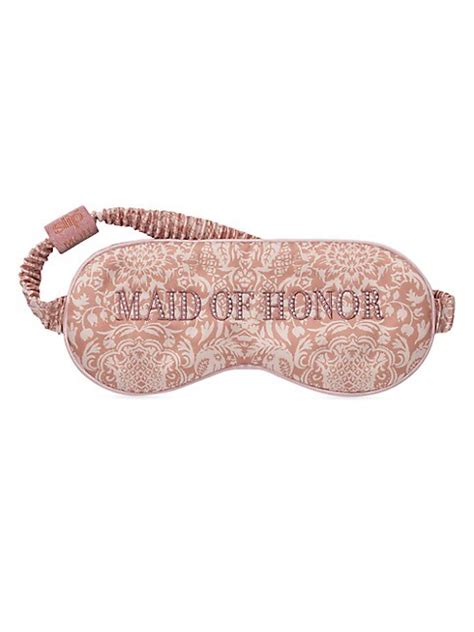 Shop Slip Maid Of Honor Silk Sleep Mask Saks Fifth Avenue