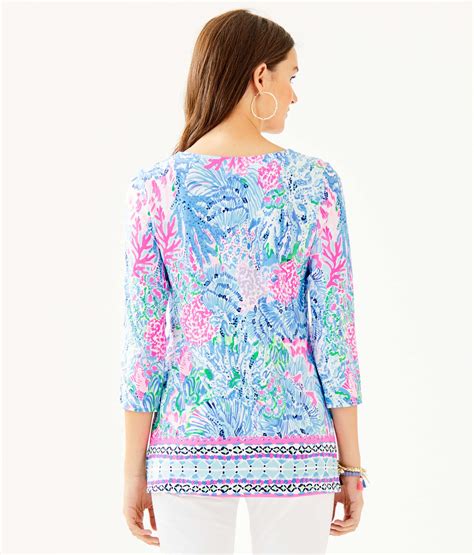 Lilly Pulitzer Upf 50 Chillylilly Karina Tunic In Blue Lyst