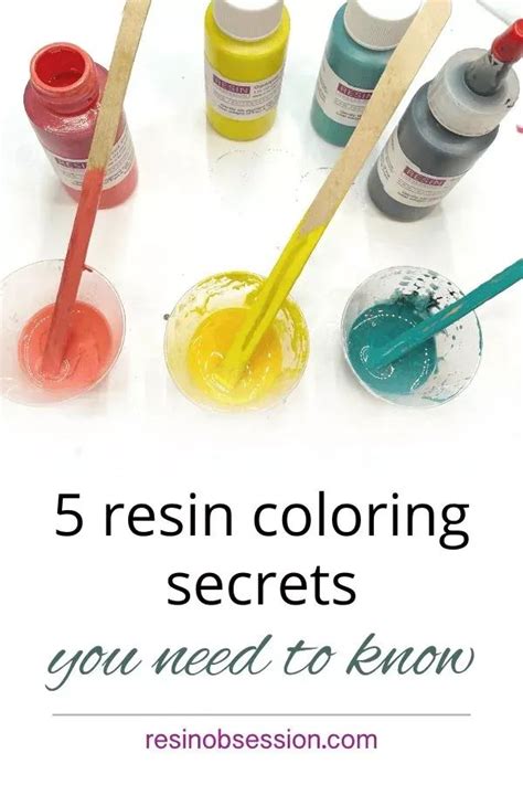 5 How To Color Resin Secrets You Need To Know Resin Obsession