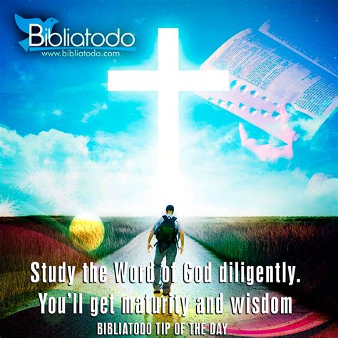 Study The Word Of God Diligently Youll Get Maturity And Wisdom