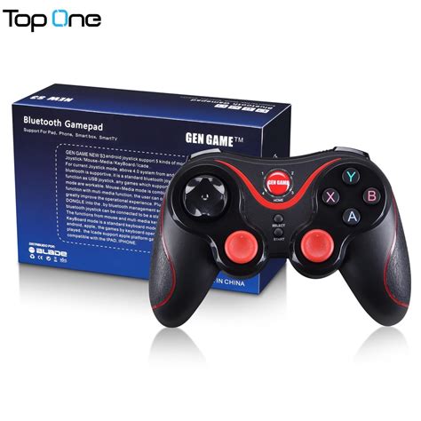 New S3 Wireless Bluetooth Gamepads Joystick Gaming Controller Remote