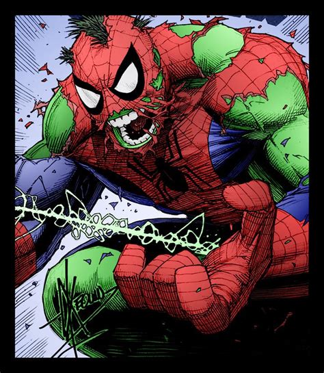 Spider Hulk By Dale Keown By Drdoom1081 On