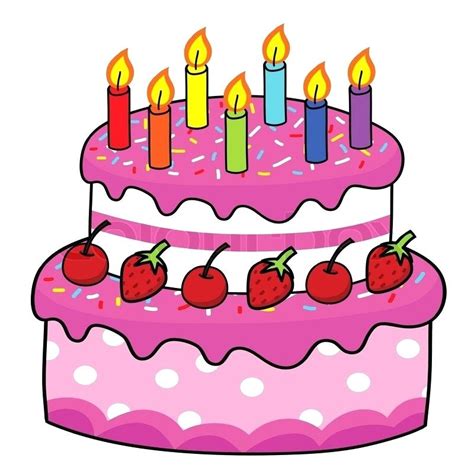 Happy Birthday Cake Drawing At Getdrawings Free Download