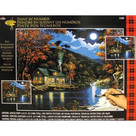 Lakeside Cabin Paint By Number Hobby Lobby 941997 Paint By Number