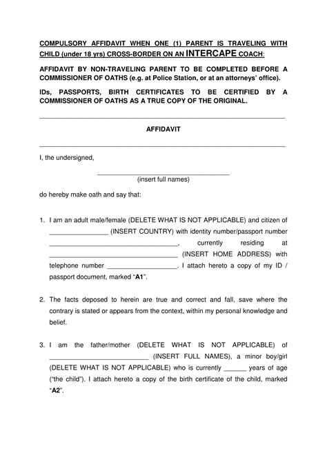 Affidavit Of Support Form I 134 Sample 2023