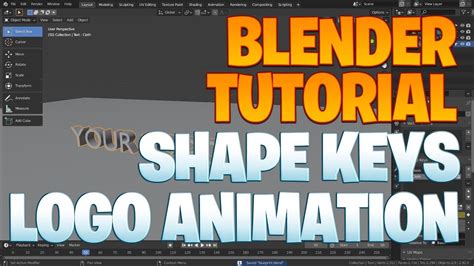 Blender Logo Animation Series No 3 Shape Keys Animation Youtube