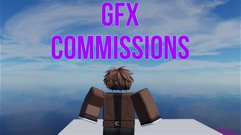 Gfx Commissions Open Roblox Youtube