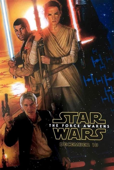 Star Wars Episode Vii The Force Awakens 2015 Poster 3 Trailer