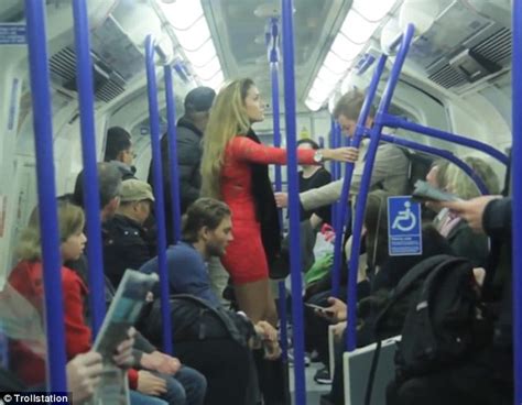Trollstation Body Shames A Woman For Being Skinny On The Tube For Social Experiment Daily