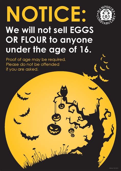 Download No Trick Or Treat Poster To Keep Kids Away This Halloween
