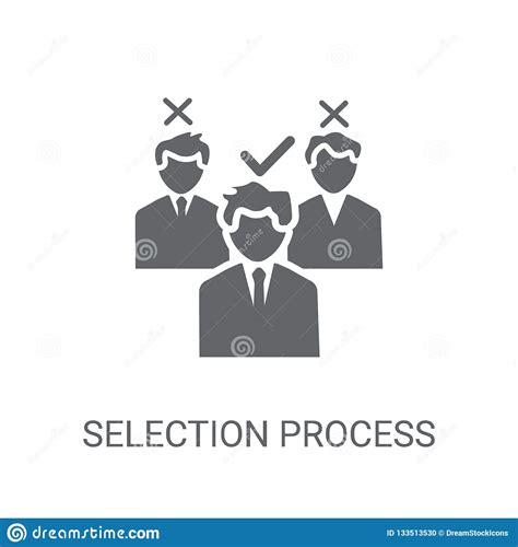 Selection Process Icon Trendy Selection Process Logo Concept On Stock
