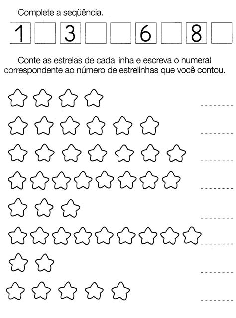 Resultado De Imagem Para Atividades Sobre Os NÚmeros De 1 A 9 Algebra