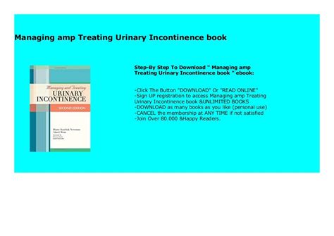 Managing Amp Treating Urinary Incontinence Book 975