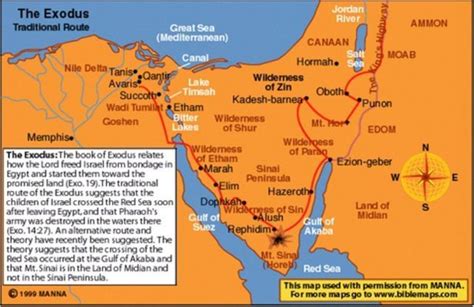 Moses Journey To The Promised Land Moses Promised Land Journey