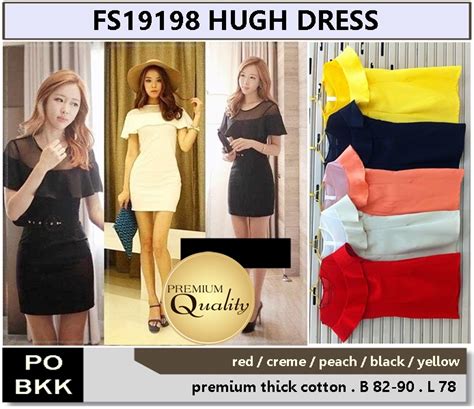 Hugh Dress Supplier Baju Bangkok Korea Dan Hongkong Premium Quality