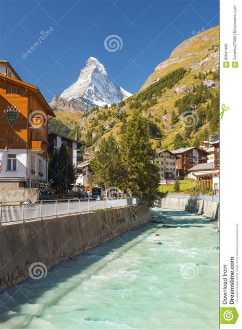 Hotel Perren With Views Of The Matterhorn Zermatt Switzerland