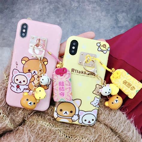 For Iphone X Xs Max Xr 8 Japan Kawaii Rilakkuma Bell Fukubukuro Cute