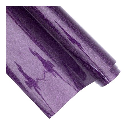 Siser Purple Glitter Heat Transfer Vinyl 30cm X 50cm Hobbycraft
